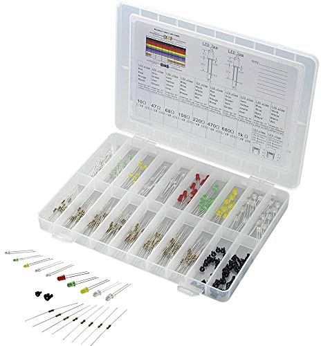 TRU COMPONENTS STD-LEDS LED-Sortiment Rot, Grün, Gelb, Blau, Weiß Rund 3 mm, 5 mm