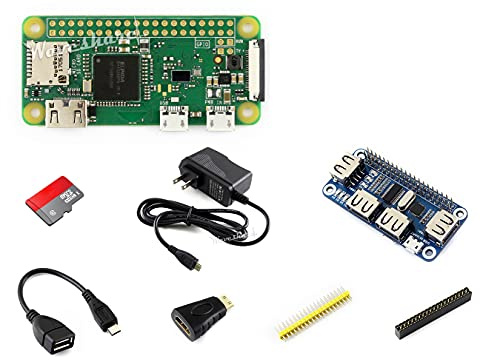 Waveshare Zero W Package D,Compatible with Raspberry Pi,with USB HUB HAT