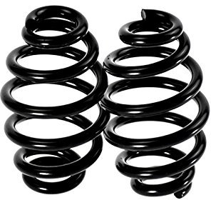 HDBUBALUS Molle per Sella Monoposto Moto 3 Molla Adatta per Harley Yamaha Kawasaki Suzuki Bobber Black