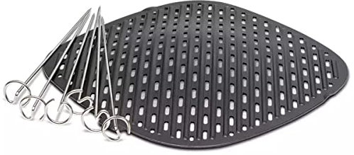 Philips HD9951/00 Kit d'Accessoires pour Airfryer XXL : 1 Fond de Gril + 6 Brochettes + 1 Livret de Recettes