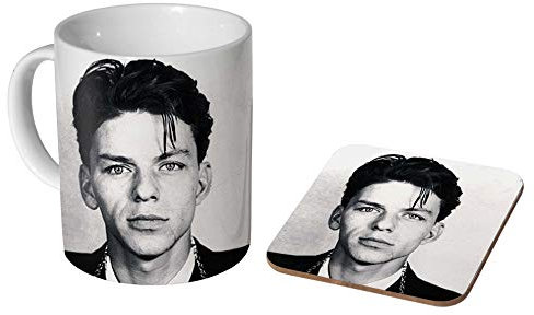 Frank Sinatra Famous Mugshot Ceramic Coffee Mug + Coaster Gift Set …