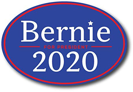 Magnet Me Up Bernie 2020 4 x 6 oval Auto Magnet Aufkleber