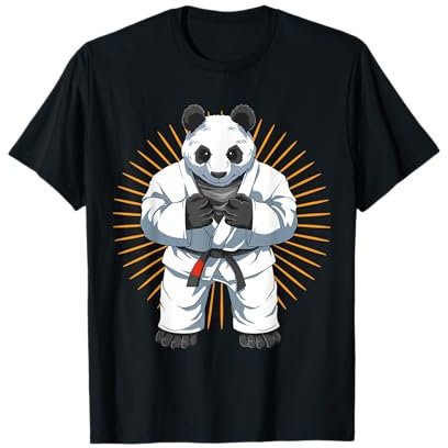 Regalo Brazilian Jiu Jitsu - BJJ e Grappling Panda Maglietta