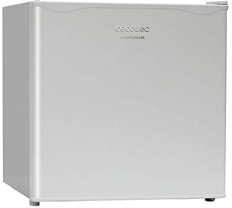 Cecotec Minibar GrandCooler 20000 SilentCompress White. Compresor incorporado, Control de Temperatura regulable, Compartimento congelador, Puerta Reversible, Blanco