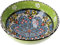 GURU SHOP 1 Stk. Orientalische Keramikschüssel, Schale, Dekoschale, Handbemalt - Ø 12 cm/Modell 15, Grün, Schalen