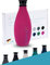 SodaNature® | Premium Schutzhülle für SodaStream Crystal Glasflaschen | 24H+ Kühleffekt & Bruchschutz durch hochwertiges Neopren-Material | Praktisches Zubehör in edler Geschenkbox (Beere [Pink])