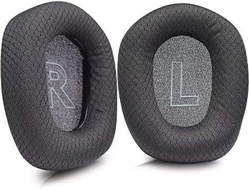 MOLGRIA Ear Pads Cushion, Replacement Fabric Earpads for Logitech G733 Wireless Gaming Headset (Black)