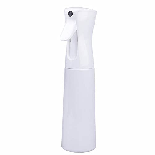 Nova Professional Hair Spray Bottle, High Pressure Continuous Mist Atomisation Hair Salon Fine Spray Bottles 10.5oz/300ml (White) (5065002)
