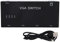 Commutateur VGA, 4 Entrées 1 Sortie 4 PC vers 1 Moniteur Boîtier de Commutation VGA Adaptateur de Partage Vidéo VGA 4 Ports Prise en Charge VGA/XVGA/SVGA/UXGA, pour Ordinateur, Ordinateur Portable
