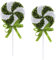 Christmas Concepts® Pack of 2 360mm (14,2) Giant Sparkly Sequin Lollipop Christmas Decoration – Christmas Tree Ornaments – 11 Colours Available