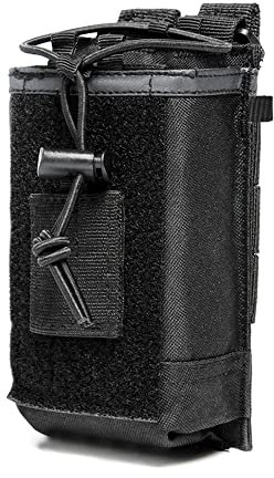 Walkie Talkie Holder Tactical Universal Radio Holster Radio Case Radio Holster Military Heavy Duty Radios Pouch Bag for Two Way Walkie Talkies Outdoor Sports Adjustable Storage