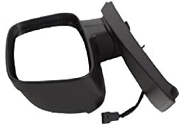 TVP Trade Vehicle Parts.co.uk Compatible With Door Wing Mirror Heated Electric Black O/S Right Side Nemo 2008- On