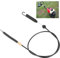 746-04173 Deck Eingriffskabel, Rasenmäher Gaszug, 1500mm, Mähdeck-Engagement-Kabel mit Feder, Kompatibel Mit MTD 700-Serie Und Troy-Bilt 74604173D, 74604173E, 74605140 Rasenmäher