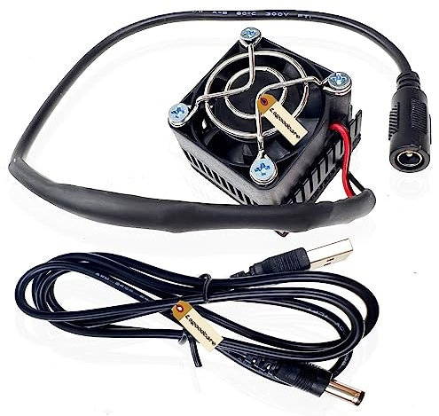 Lsgoodcare Kit de enfriador Peltier para teléfono, tablet, PC, 5 voltios, USB, semiconductor, enfriador termoeléctrico, sistema de refrigeración Peltier, kit de módulo disipador de calor Peltier