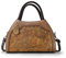 LETEULO Modische Vegan Leder Damen Handtasche mit großer Kapazität Elegant Retro Relief Textur abnehmbarer Schultergurt Mehrzweck Schulterbeutel für Damen Weihnachtsgeschenke Kakii