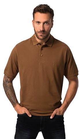 JP 1880 Menswear 712617 Poloshirt aus Baumwoll-Piqué, Übergröße L-8XL, Loden Green, 3XL