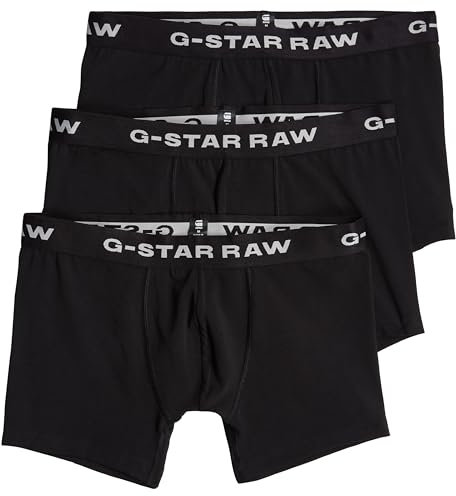 G-Star Herren Boxer-Shorts 3 Pack, Schwarz (Black/Black/Black D23771-D516-4248), XL