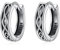 YFN Schwarze Ohrringe Herren 925 Sterling Silber Wikinger Rune Schwarz Ohrringe Geburtstag Geschenke für Männer Frauen (Die Kelten)