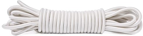 JunGG Gummiseil Expanderseil 8mm 10m - Planenseil Spannseil Gummileine für Anhängerplane Plane Zelte Netz Banner (Weiß, 8mm x 10M)