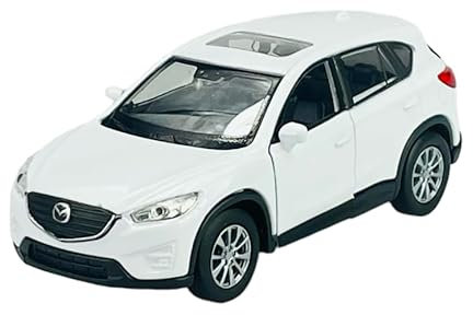 DROMADER Welly Mazda CX-5 Weiss 1/34-1/39 Die Cast Metall Modell Auto Neu im Kasten