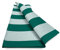 Tex family Torino - Tela para exterior, jardín, balcón, por metro, de acrílico, altura 140 cm, raya igual, color verde