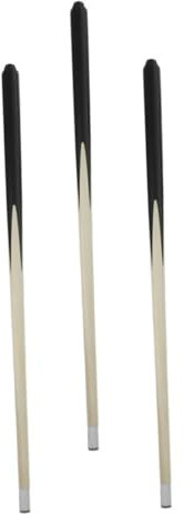 Gogogmee 3Stücke Mini Billard Queue für Kinder aus Holz Kurze Pool Queues für Kinder für Zuhause und Spielzimmer Billiard Zubehör für Mini Pooltische