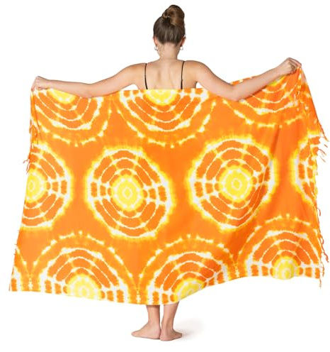 PANASIAM Sarong sunrise, orange, XL
