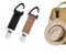 GOEDEKE 2Pcs Hat Clips for Travel on Bag, Hat Bag Clip for Traveling Bags Backpacks Purses Luggage Outdoor Travel Accessory(Black+ Khaki)