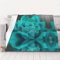CHANGLEI Pretty Rose Couverture lestée en flanelle, impression personnalisée, douce, chaude, confortable, polyvalente pour lit et canapé