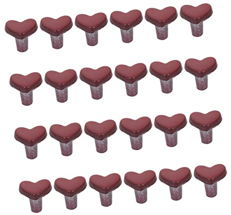 Sewroro 100pcs Mini Doll Coat Rivets Red Alloy Decorative Studs DIY Doll Clothes Making Accessories and Miniature Apparel Crafting