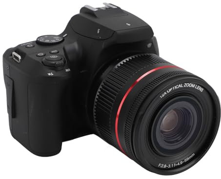 Camera Digitale da 64 MP con Video 4K, Fotocamera Compatta per Viaggi, Fotocamera Vlogging WiFi con Microfono Esterno