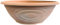 14 Inch Garden Bowl Planter Round Decorative Plant Pot Indoor Outdoor Lightweight White or Terracotta Tub for Flowers Herbs Shrubs Patio Balcony Durable Weather Resistant (6, Powdered Clay)