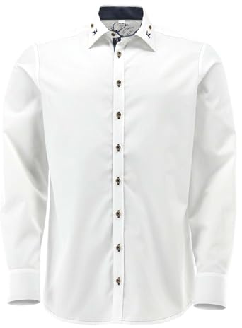 OS Trachten Trachtenhemd Slim Fit Lutoo