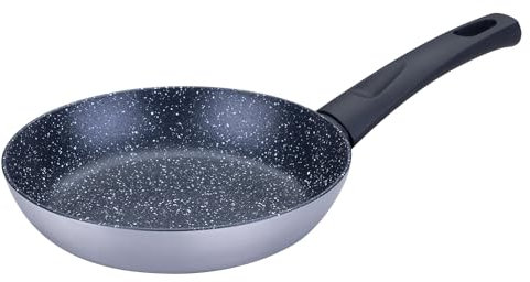 FACKELMANN Bratpfanne Essential Crisp Ø 20 cm – Hochwertige, PFAS-freie Keramikbeschichtung, ideal für alle Herdarten, inklusive Induktion, Schwarz