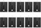 Hklshyd 10 Stueck 21x15x11mm Schwarz Aluminium Kuehlkoerper Fuer TO-220 MOSFET-Transistoren