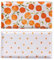 Lot de 4 assiettes rectangulaires en porcelaine 31,6 x 16,8 cm, oranges, Fruit Life