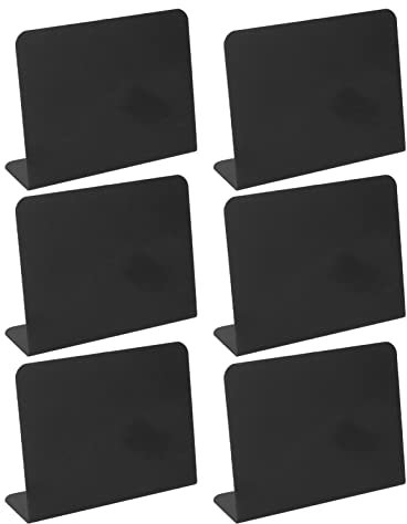 Greensen Mini -Tafelschilder Wiederverwendbares Schwarzes Tafel -Set für Hochzeitsfeiern, 20 Prozent Kleines Buffetschild mit Stift