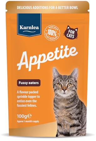 Appetite for Cats 100g | Cat Food Topper Appetite Stimulant | Fussy Cats | 100% Natural Ingredients | Chicken & Turkey Flavour | Cat Treat | Sickness & Recovery | Kitten Food Mixer | Lick Mat Topper