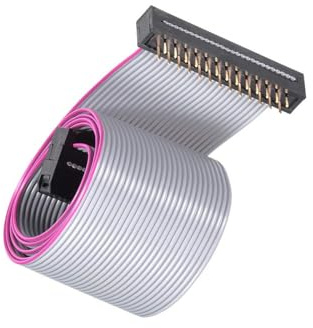 Unifizz 26-poliges IDC-Flachbandkabel, 2,54 mm Abstand, 50 cm Länge, FC-auf-FD-Stecker, A-Überbrückungskabel für PC-Motherboard, 3D-Drucker, LED-Display
