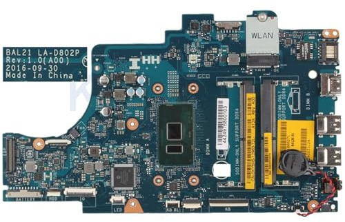 BAL21 LA-D802P 5567 5767 P66F i3/i5/i7 7th Gen 081YW5 0DG5G3 Laptop Motherboard(I3-7100U)