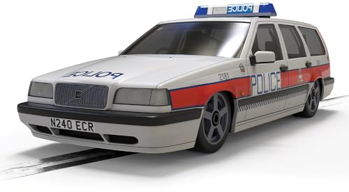 Scalextric C4627 Volvo 850 Estate - Police Edition Slot car racing, White/Orange