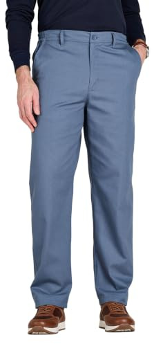 Chums Men's Comfort Fit Elasticated Waist Cotton Chino Trousers Airforce