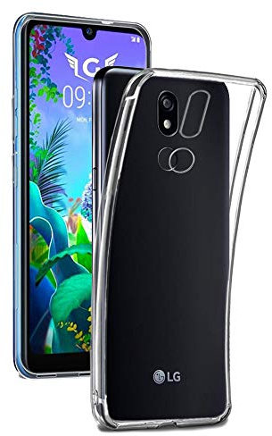 REY Transparent Silikonhülle TPU für LG K40, Handyhülle Premium Kratzfest TPU Durchsichtige Schutzhülle, Ultradünne 0,33 mm