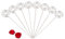MAGT Memo Clip Halter, 50 Stück Kartenhalter Fotohalter Runde Metalldraht Bilderhalter Foto Karte Bild Memo Papier Notiz Display Clip Halter (1#)