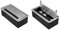 Einbausteckdose Silber mit 3x230V & 2x USB