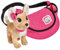 Simba 105893494 - Chichi Love Street, Chihuahua Plüschhund in Einer trendigen Bauchtasche, Gurt größenverstellbar