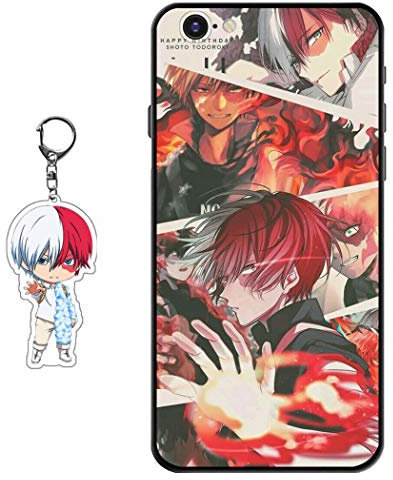 Staremeplz Compatible with iPhone 6 / iPhone 6s Case With Anime Figure Design [With Keychain], Soft Silicone TPU Cartoons Protective Phone Case for iPhone 6 / iPhone 6s