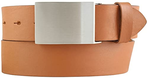 BELTINGER Gürtel aus Vollrindleder 4,0 cm | Jeans-Gürtel für Herren 40mm | Jeansgürtel mit Koppel