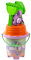 Acan Tradineur - Cubo de Playa con Accesorios, impresión de Unicornio, Incluye: Cubo, Pala, rastrillo, etc. Ideal para Jugar en la Playa. 42 x 20 x 20 cm