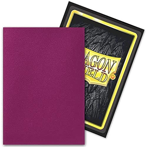 Dragon Shield – Matte Japanese Dual Wraith Alaria: Righteous Wraith (Purple) 100 CT Japanese Size Card Sleeves - MTG Card Sleeves Smooth & Tough - Compatible with Pokemon & Magic The Gathering